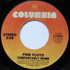 Columbia Cd showing Comfortably Numb by pink flyod